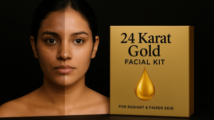 24 Karat Gold Facial Kit – উজ্জ্বল ও ফর্সা ত্বকের জন্য (Unisex)